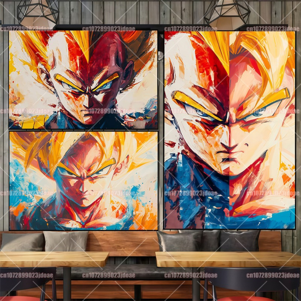 Anime Poster Print - Dragon Ball Anime Wall Art -
