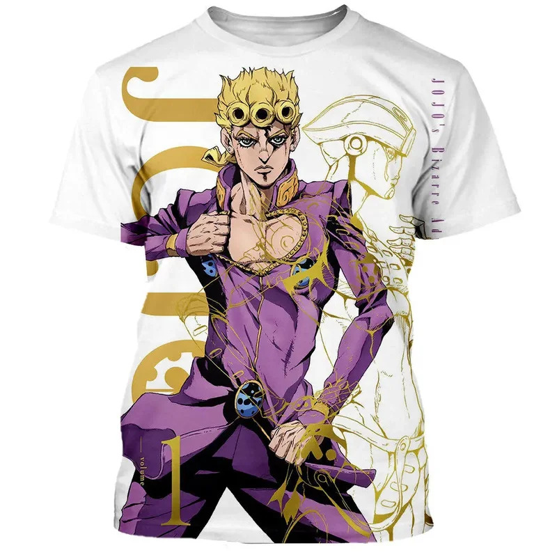 Jojo Anime Merchandise - 2024 New Jojo Bizarre Adventure T-Shirts