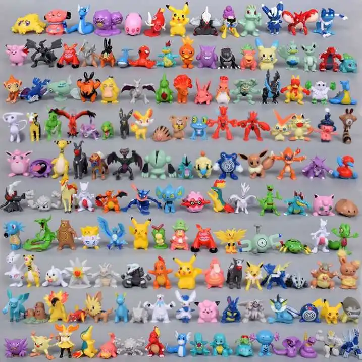 Pokemon Anime Merchandise - 24pcs Pokemon Action Figure Pikachu Anime