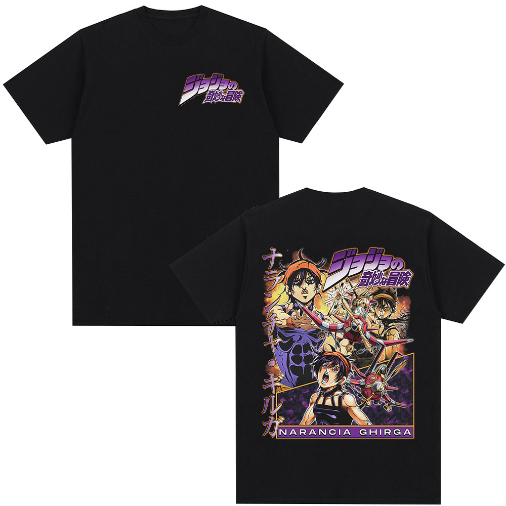 Jojo Anime Merchandise - Anime JoJo Bizarre Adventure T-shirt Narancia