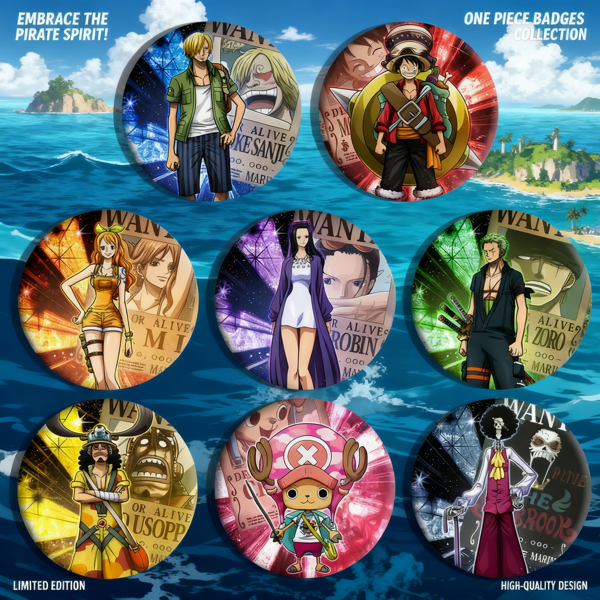 Zoro Anime Merchandise - One Piece Luffy Zoro Sanji Anime
