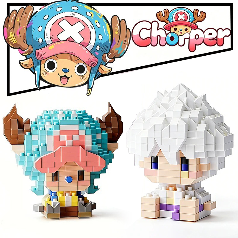 Zoro Anime Merchandise - Anime Building Block Chopper Buggy Assembly