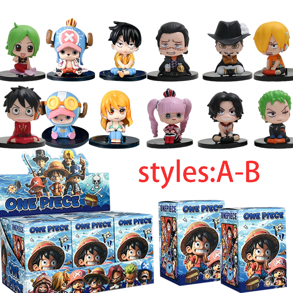 Zoro Anime Merchandise - 1-12pcs blind box Anime One Piece