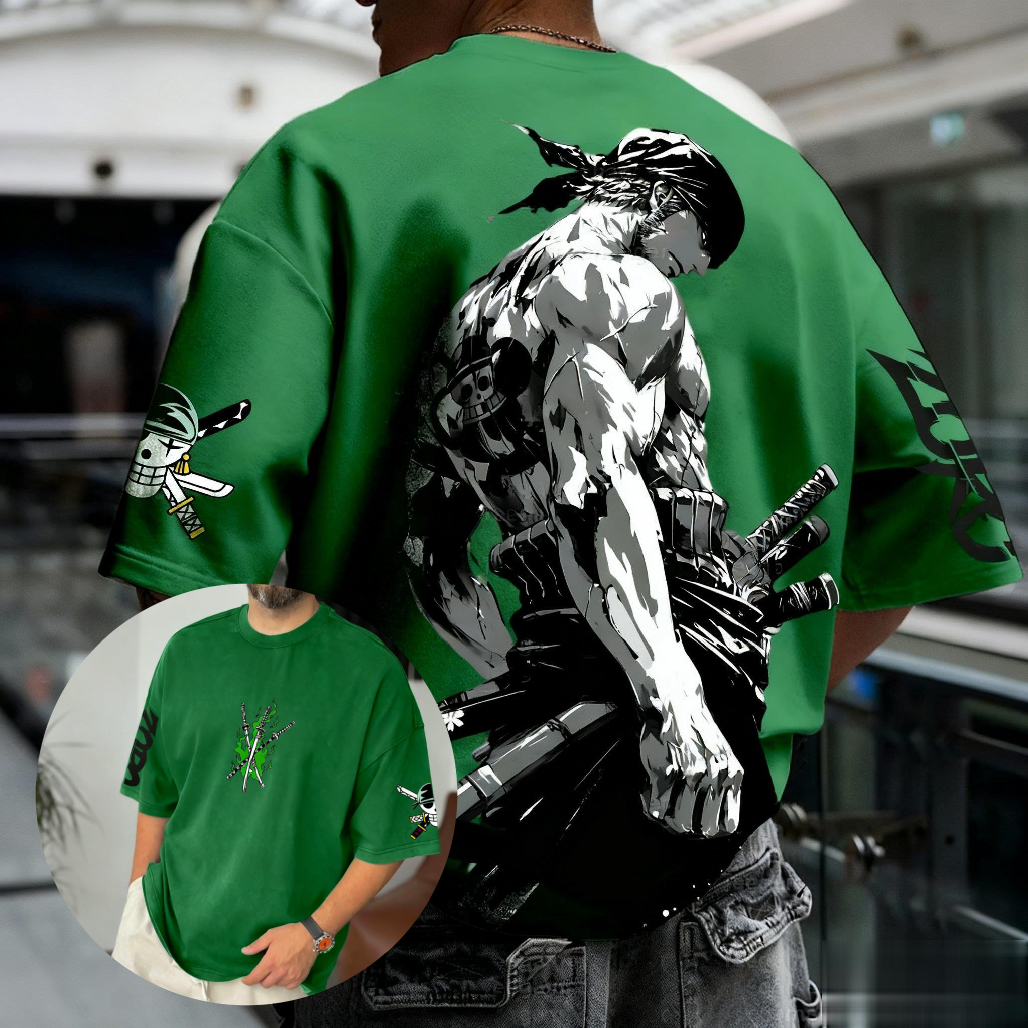 Zoro Anime Merchandise - Summer Y2k Anime One Piece Zoro