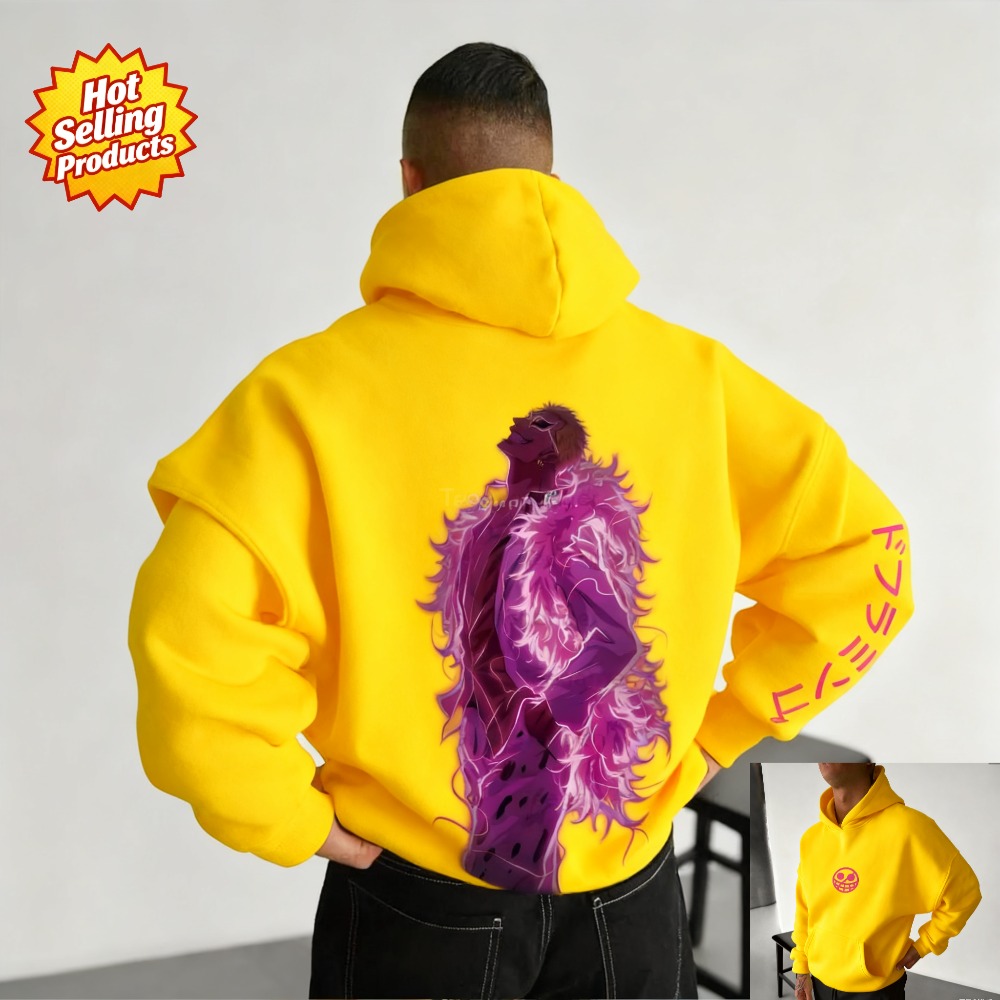 One Piece Hoodie Donquixote Do - مراجعة Anime Merchandise Shop وسعره