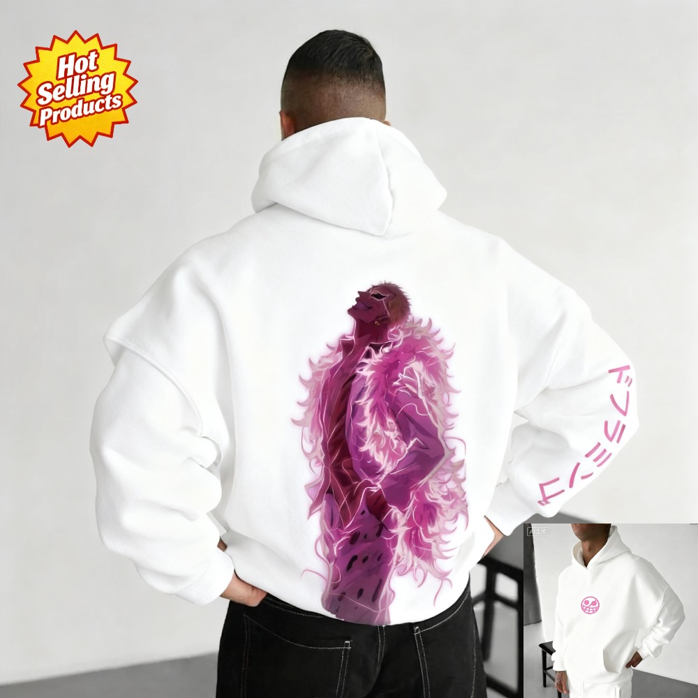 One Piece Hoodie Donquixote Do - مراجعة Anime Merchandise Shop وسعره
