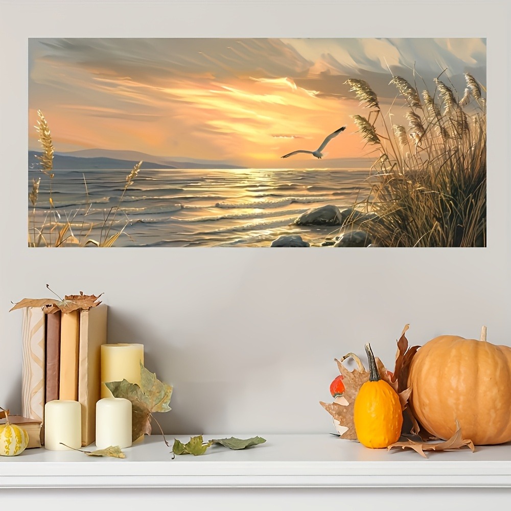 Sunset Beach Art canvas printe - مراجعة Art Print Framed وسعره