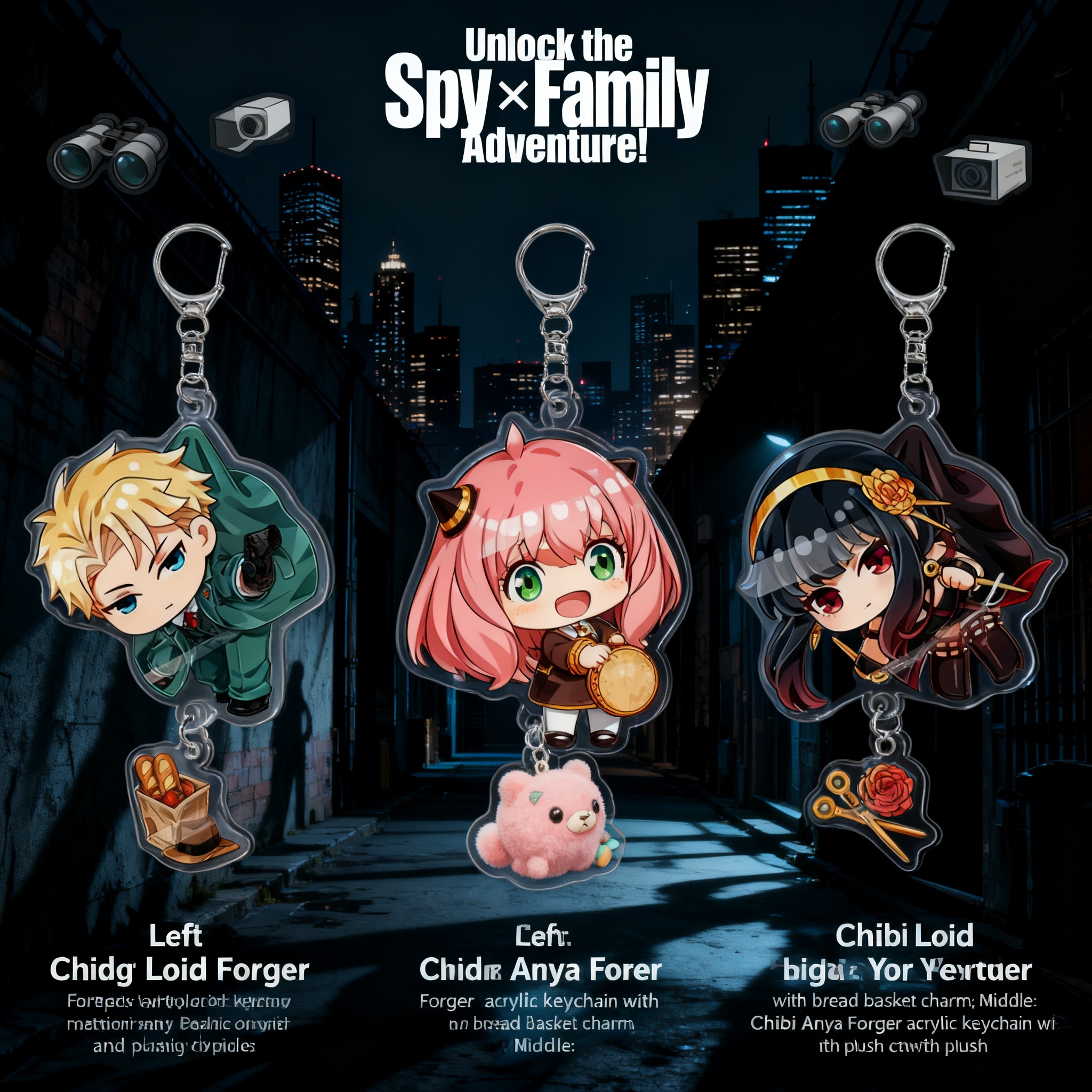 SPY×FAMILY Acrylic Desk Stand  - مراجعة Official Merchandise Anime وسعره