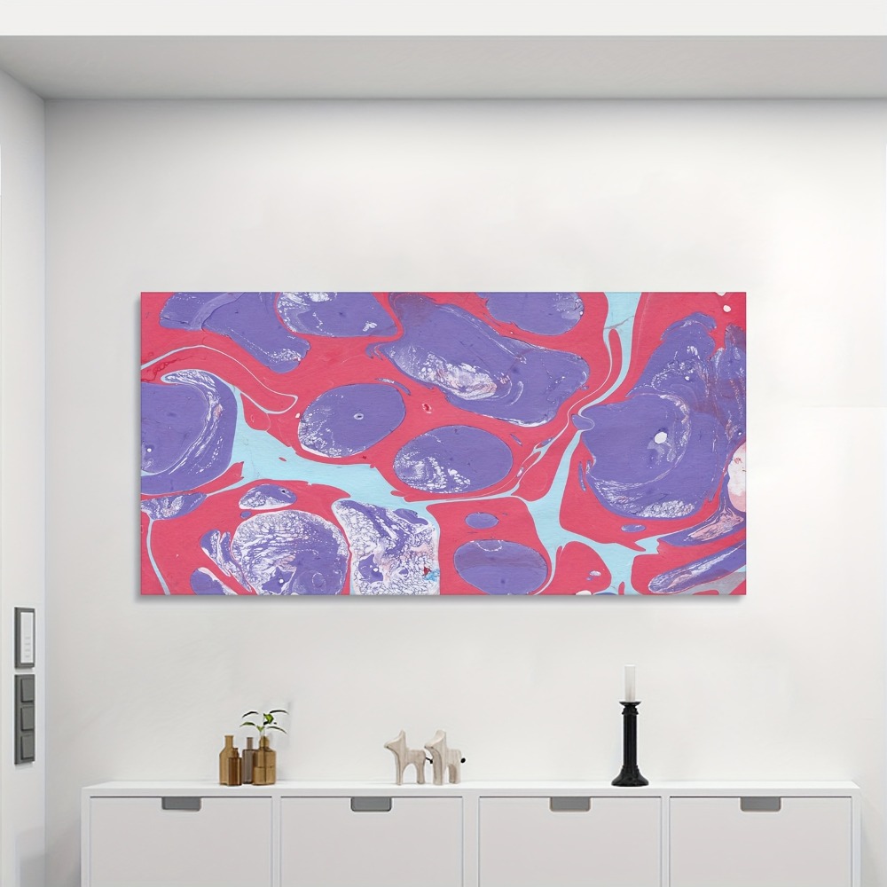 Abstract liquid painted oil mu - مراجعة Art Print Framed وسعره