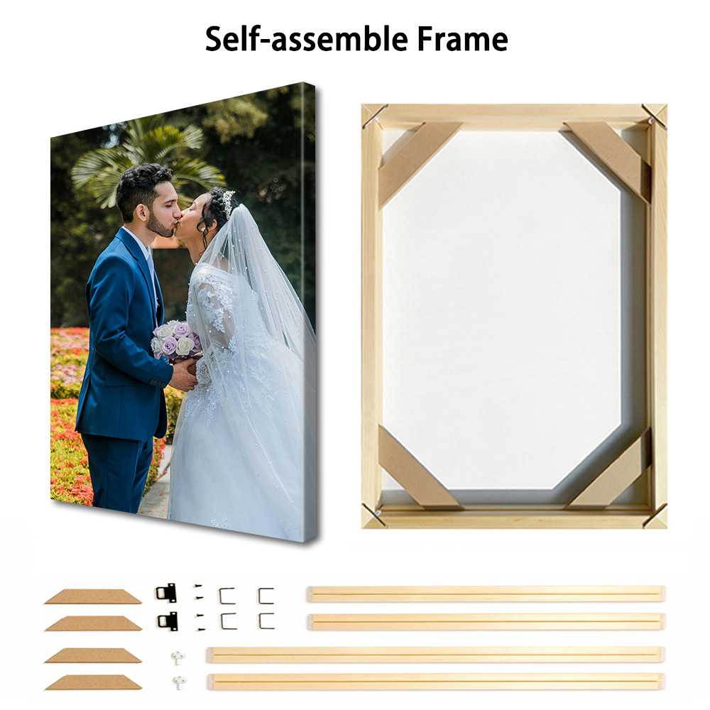 1 Pc Customized Photos on Canv - مراجعة Art Print Framed وسعره