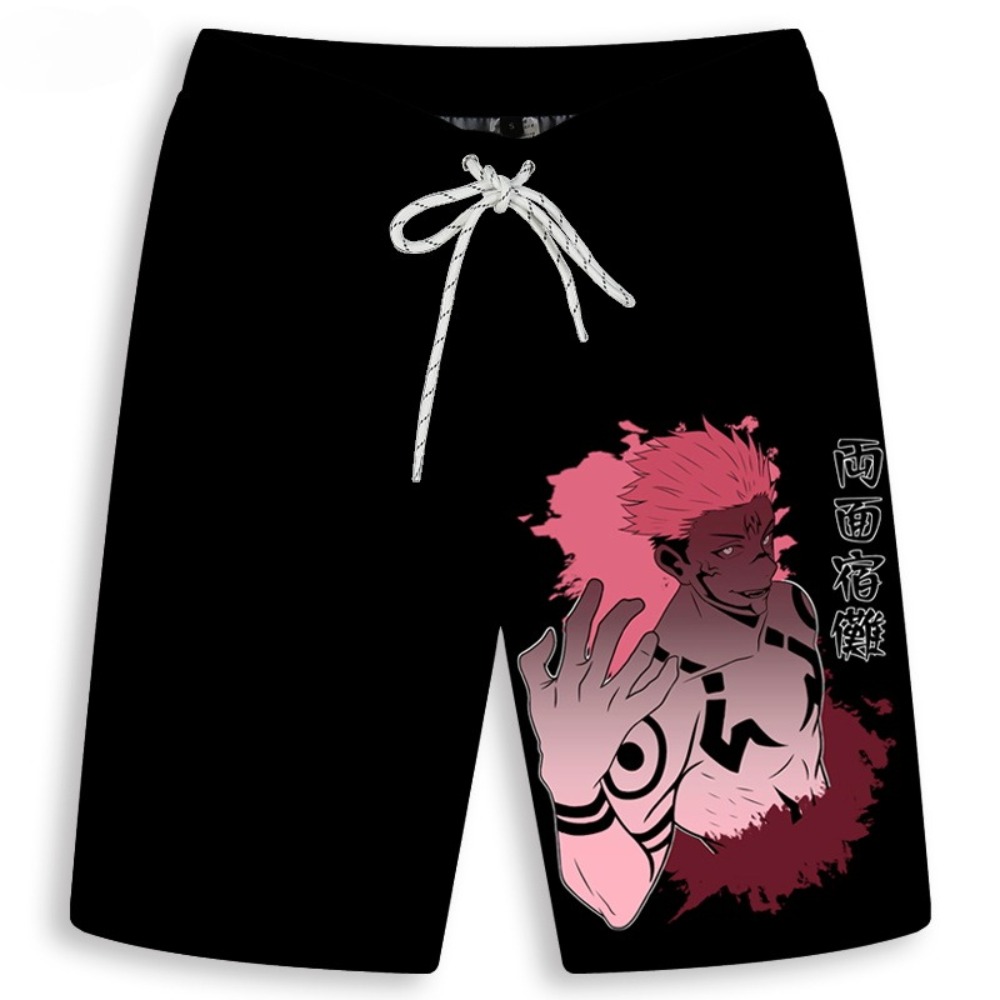 Men's Gojo Satoru Printed Shor - مراجعة Anime Merchandise Shop وسعره
