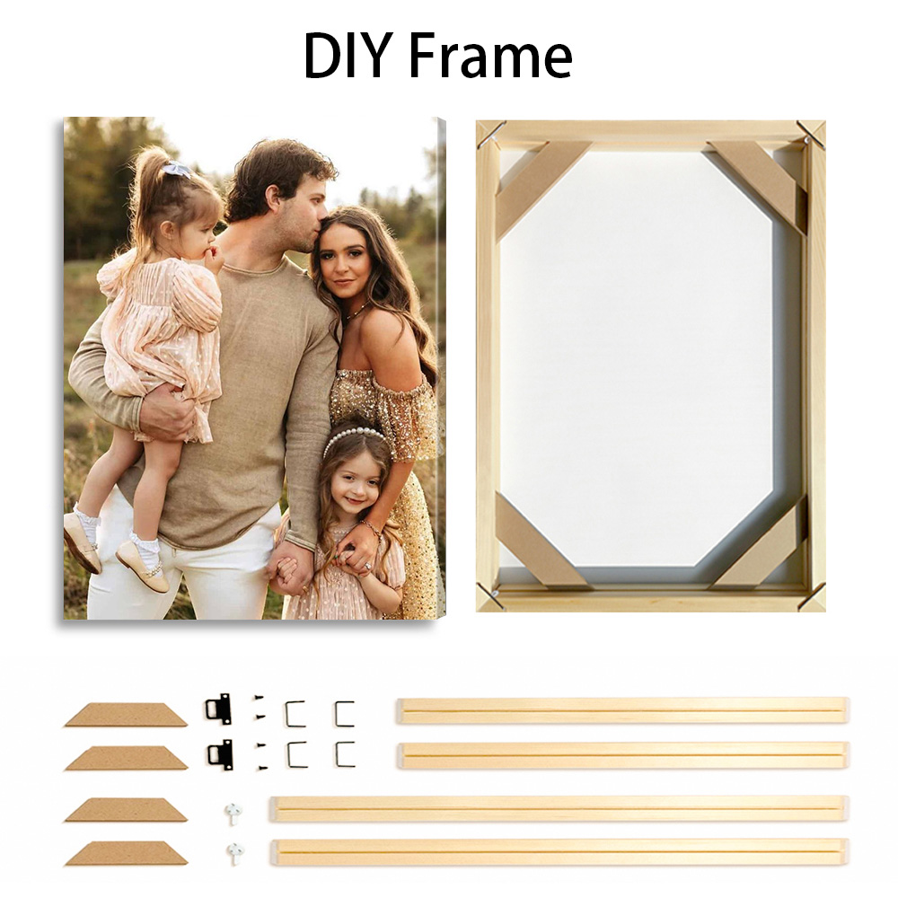 1 customized photo canvas, opt - مراجعة Art Print Framed وسعره