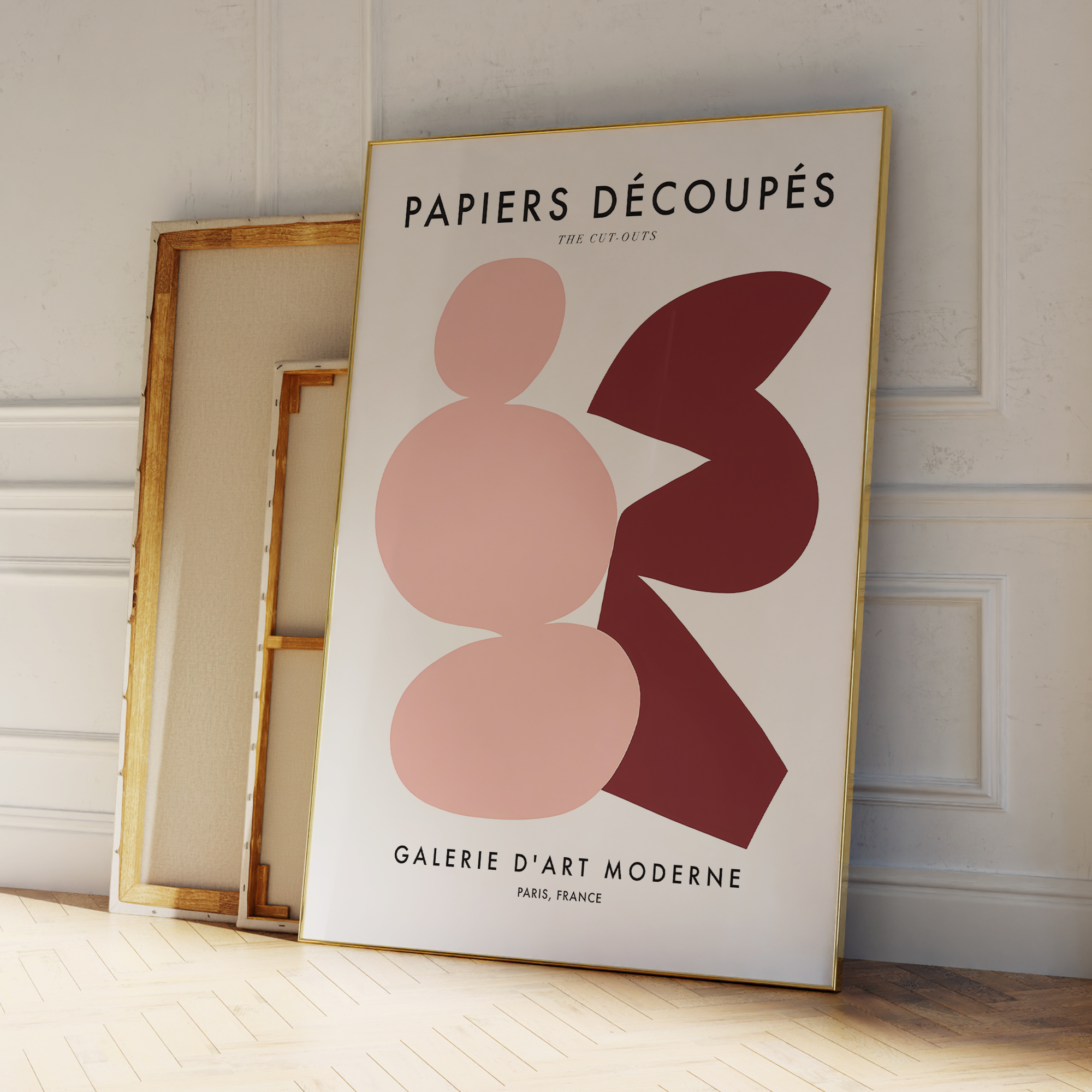 Modern Papiers Decoupes - Gale - مراجعة Art Print Framed وسعره