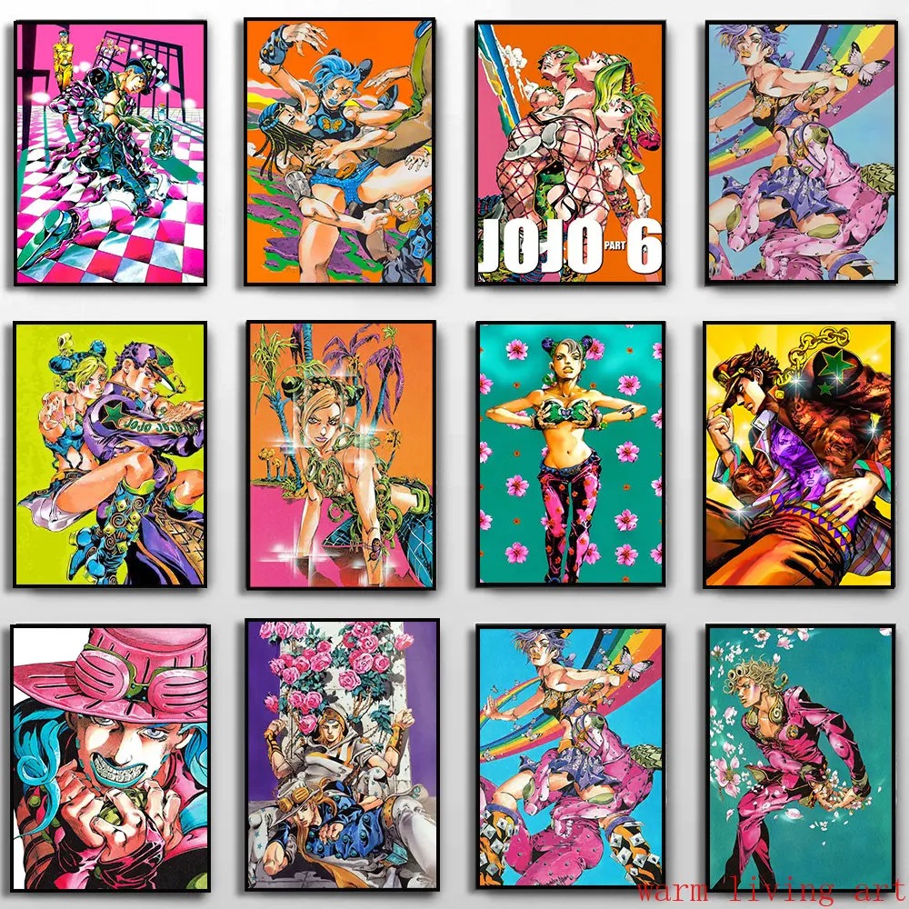 Classic Anime Poster JoJo's Bi - مراجعة Jojo Anime Merchandise وسعره