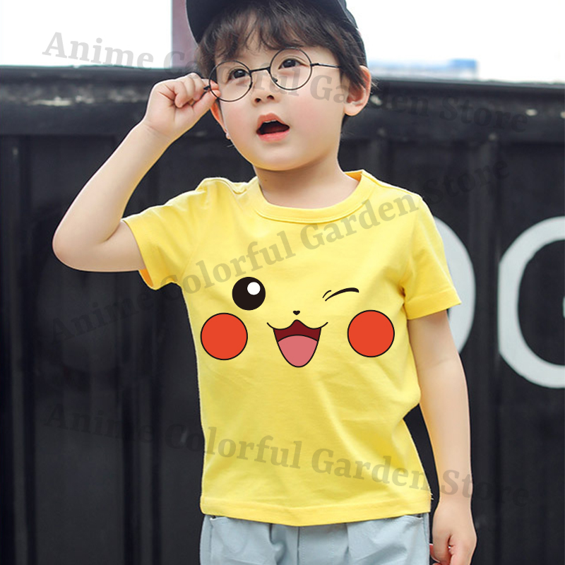 Pokemons Yellow Cute Short-sle - مراجعة Pokemon Anime Merchandise وسعره