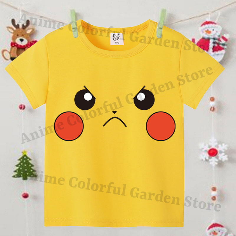 Pokemons Yellow Cute Short-sle - مراجعة Pokemon Anime Merchandise وسعره