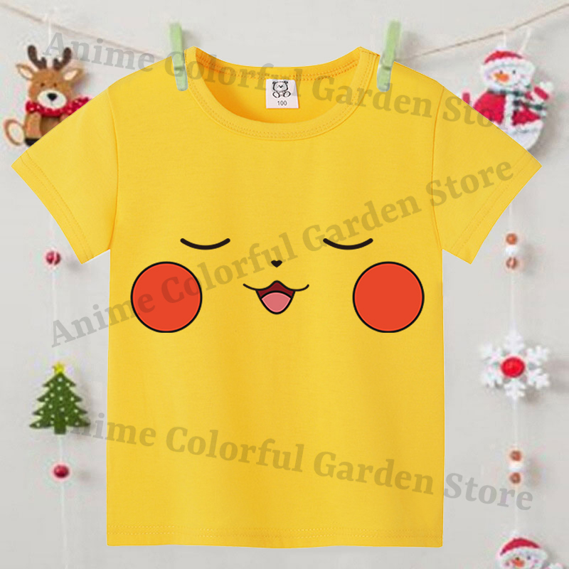 Pokemons Yellow Cute Short-sle - مراجعة Pokemon Anime Merchandise وسعره