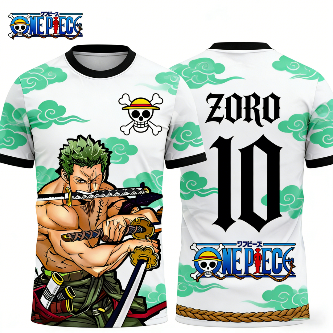 One Piece's Zoro Graphic T-shi - مراجعة Zoro Anime Merchandise وسعره