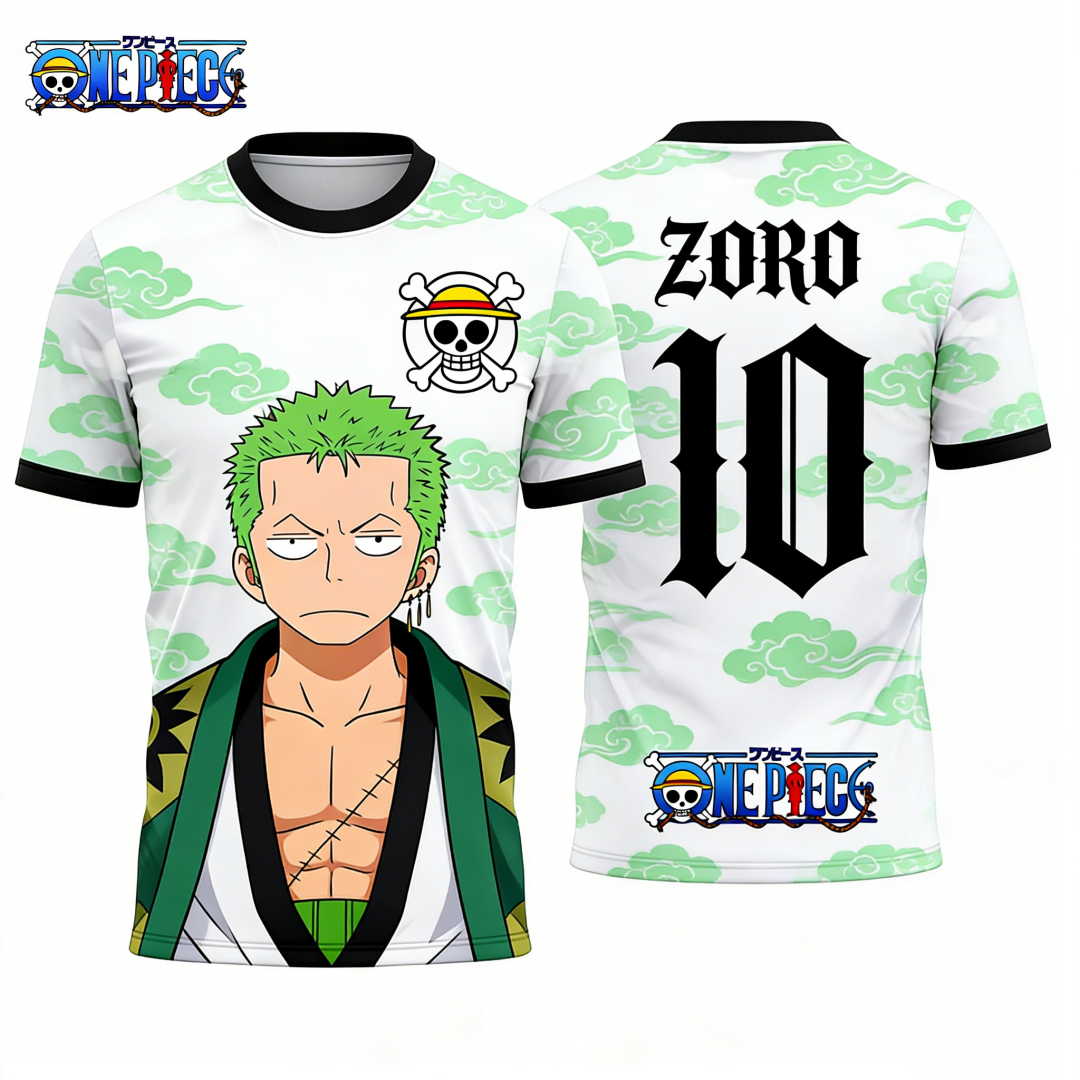 One Piece's Zoro Graphic T-shi - مراجعة Zoro Anime Merchandise وسعره
