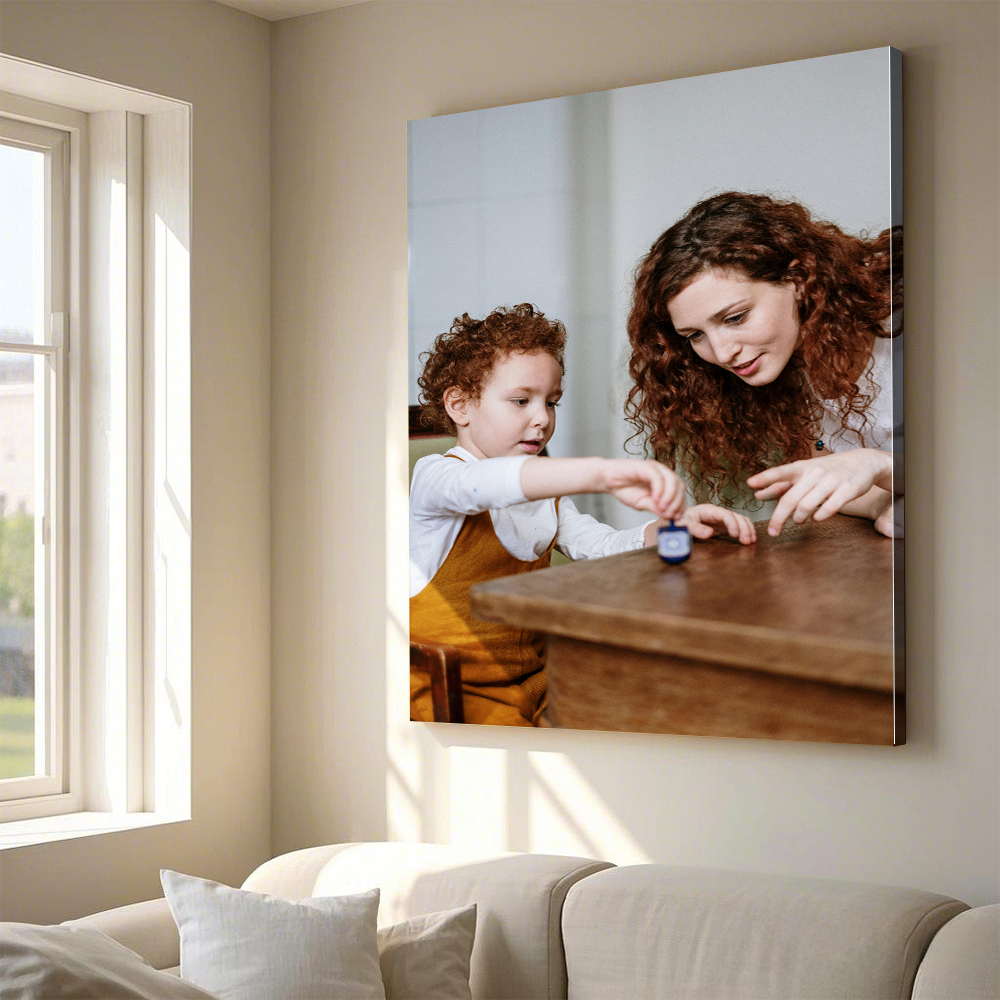 1 pc Custom Photo with DIY fra - مراجعة Art Print Framed وسعره