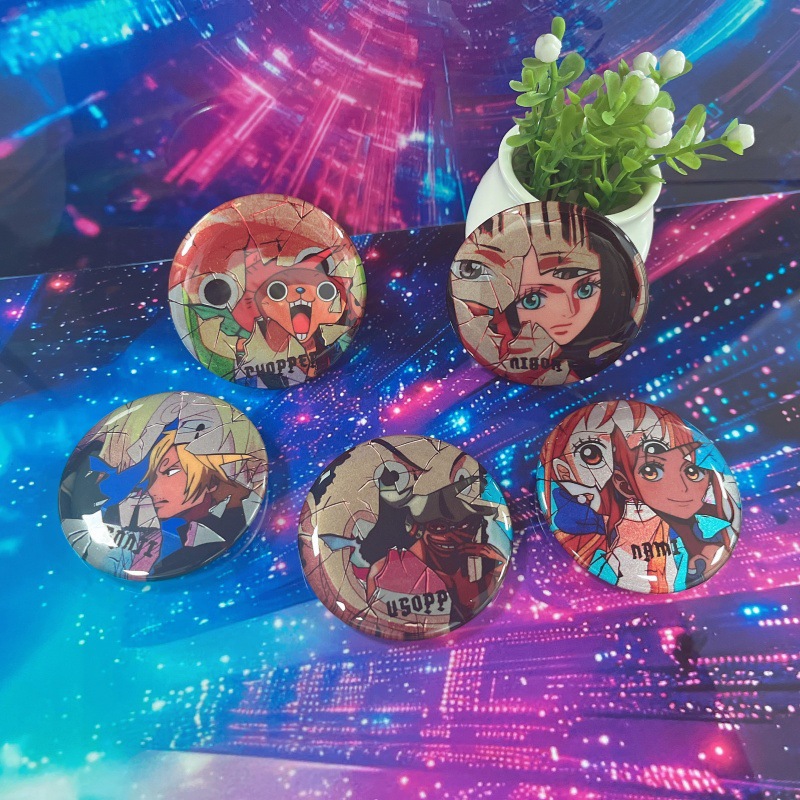 One Piece Anime Badge Pins Luf - مراجعة Zoro Anime Merchandise وسعره