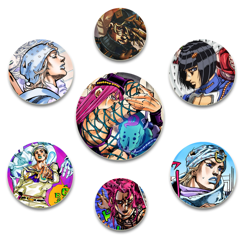 32/44/58mm JoJo Bizarre Advent - مراجعة Jojo Anime Merchandise وسعره