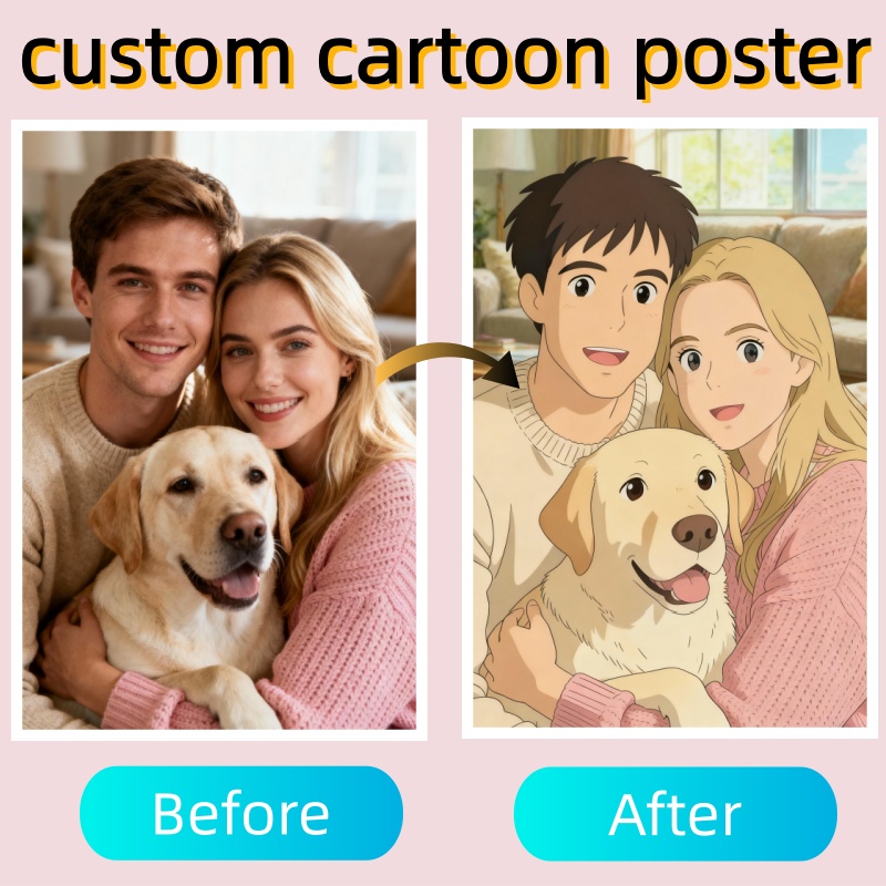 Custom Japanese Anime-Style Ch - مراجعة Anime Poster Print وسعره