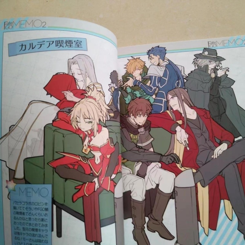 2 books Fate GO MEMO 1 2 Art B - مراجعة Fate Anime Merchandise وسعره