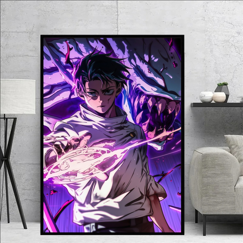 Jujutsu Kaisen Yuta Okkotsu &  - مراجعة Anime Poster Print وسعره