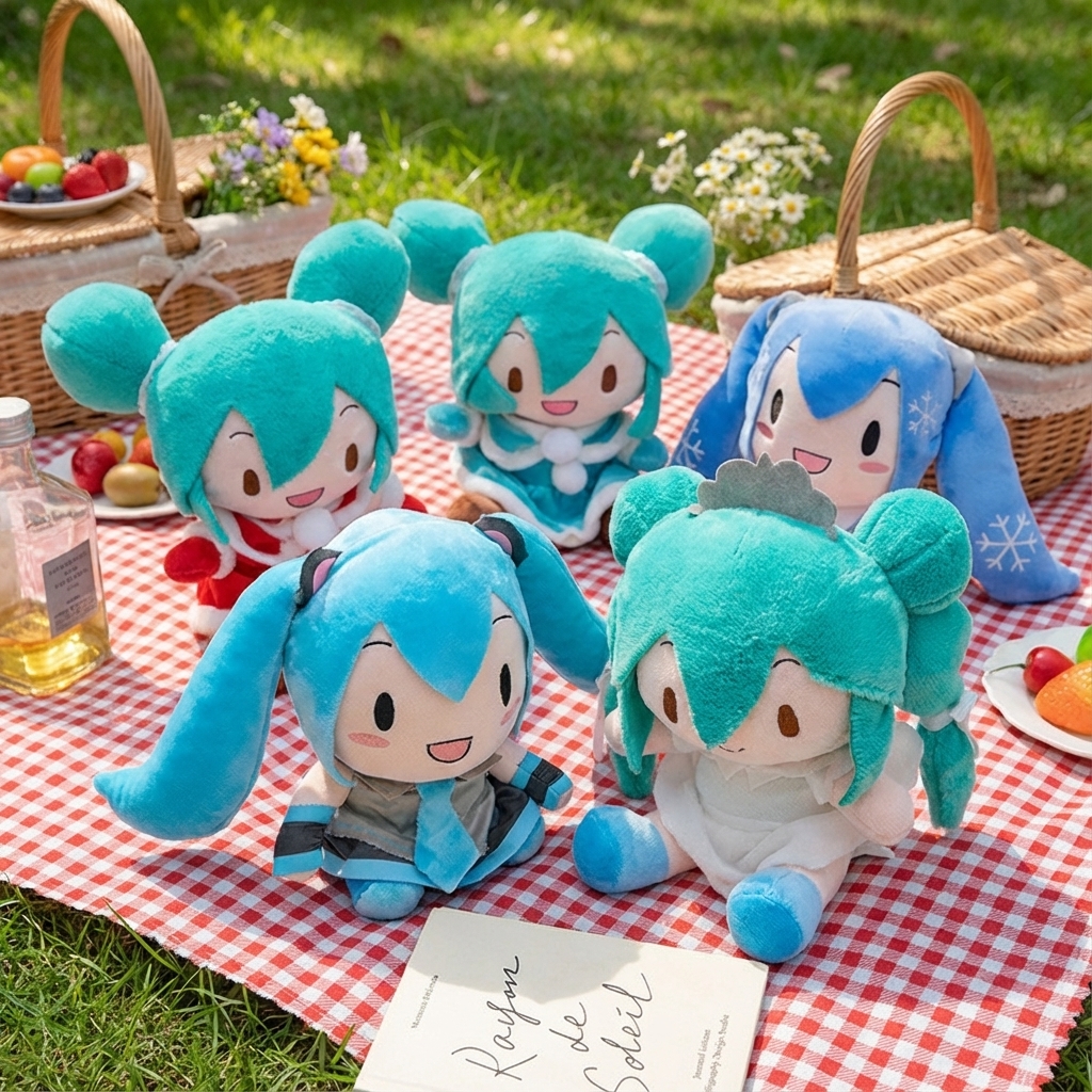 Hatsune Miku Plush Toy Anime P - مراجعة Anime Merchandise For Sale وسعره