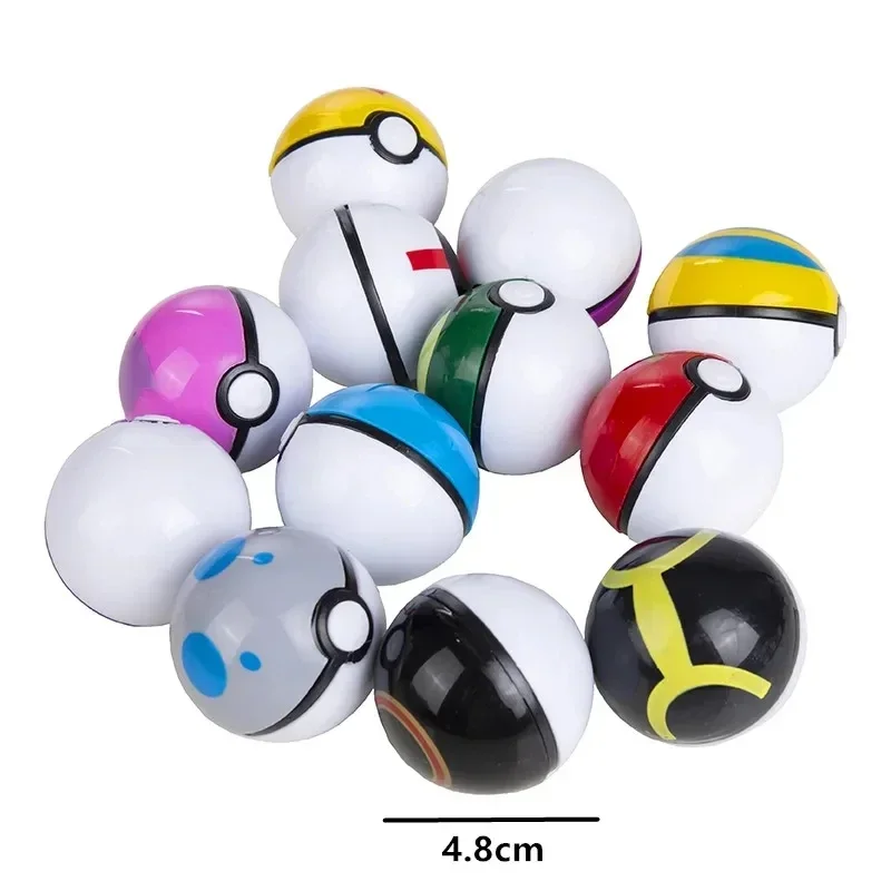 12Pcs Pokemon Figure Pokeball  - مراجعة Pokemon Anime Merchandise وسعره