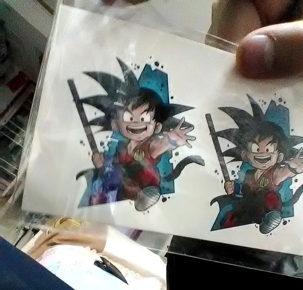 Dragon Ball tattoo stickers -  - مراجعة Anime Poster Print وسعره