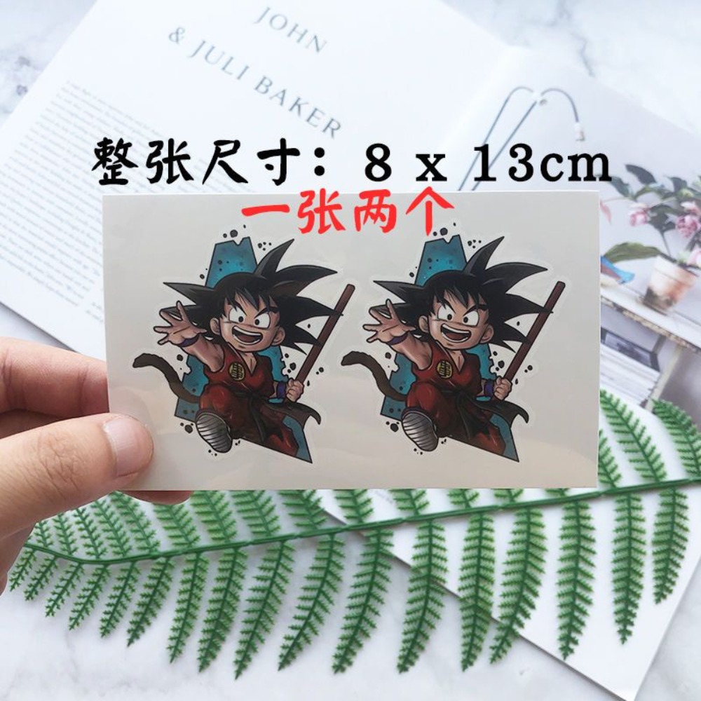 Dragon Ball tattoo stickers -  - مراجعة Anime Poster Print وسعره