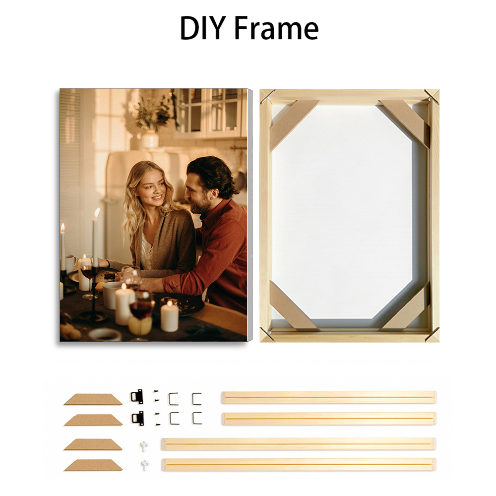 1 Pc Custom Photos with DIY Wo - مراجعة Art Print Framed وسعره