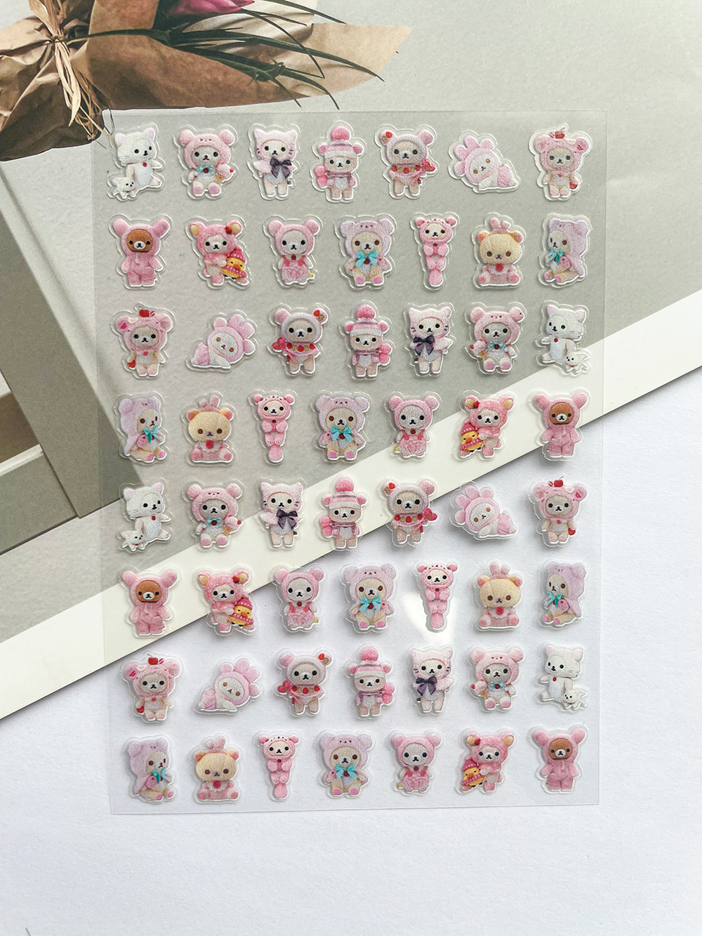 Mini Kawaii Rilakkuma Pvc Post - مراجعة Anime Poster Print وسعره