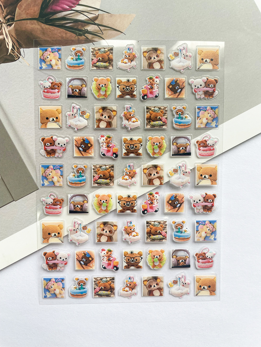 Mini Kawaii Rilakkuma Pvc Post - مراجعة Anime Poster Print وسعره