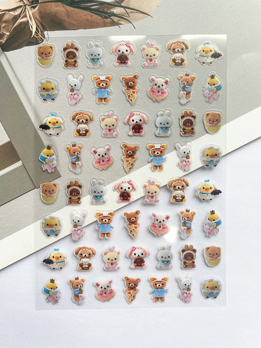 Mini Kawaii Rilakkuma Pvc Post - مراجعة Anime Poster Print وسعره