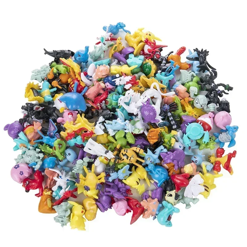 24-144pcs Pokemon Figure Model - مراجعة Pokemon Anime Merchandise وسعره