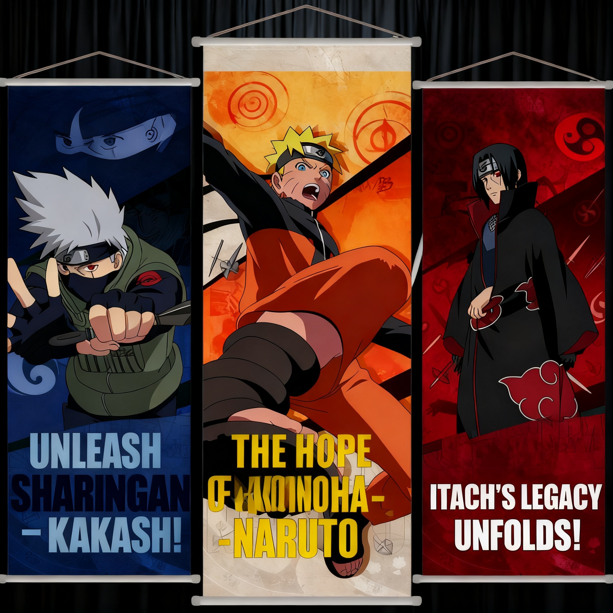 Naruto Anime Uzumaki Long Scro - مراجعة Anime Poster Print وسعره